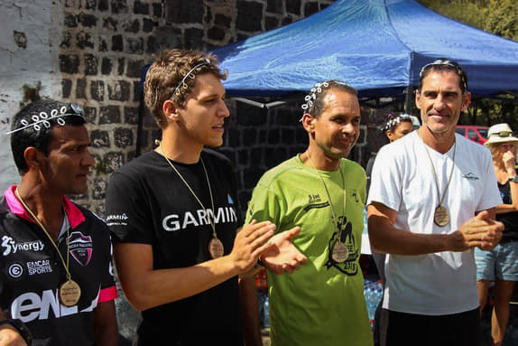 Henri Fayolle at the Mauritian Trail Running Championship