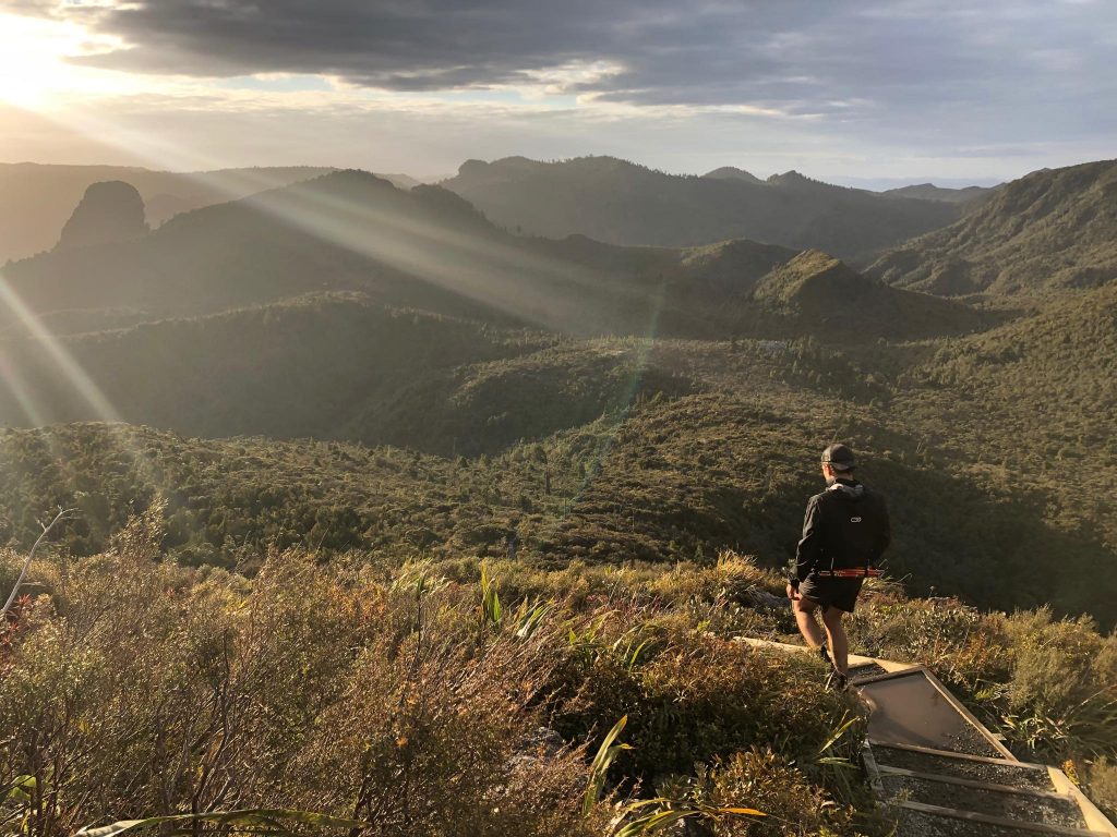 Running the Pinnacles, New Zealand