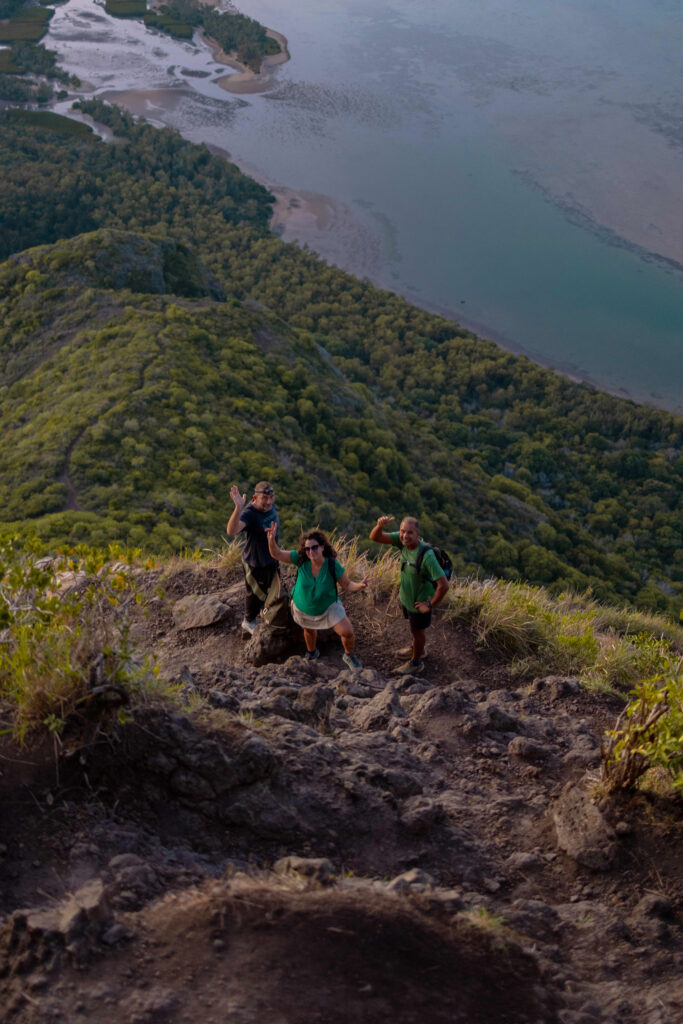 sunrise hike at le morne brabant